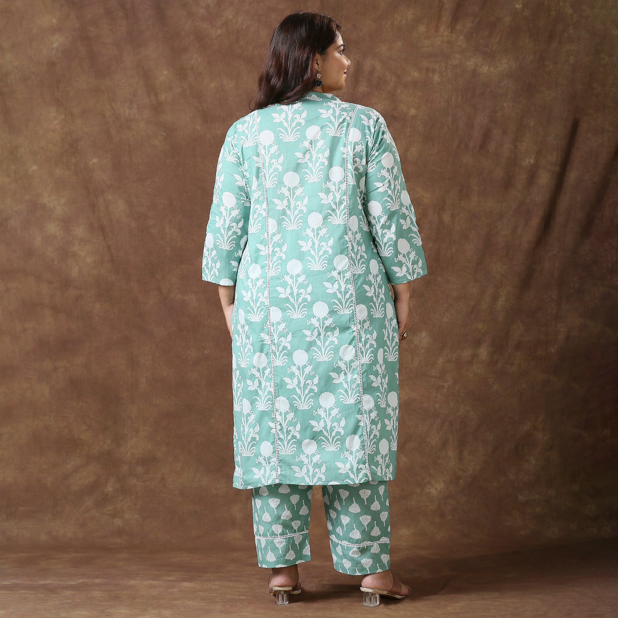 Plus Size Co-Ord Set | 2XL - 8XL | 100% Cotton | Green