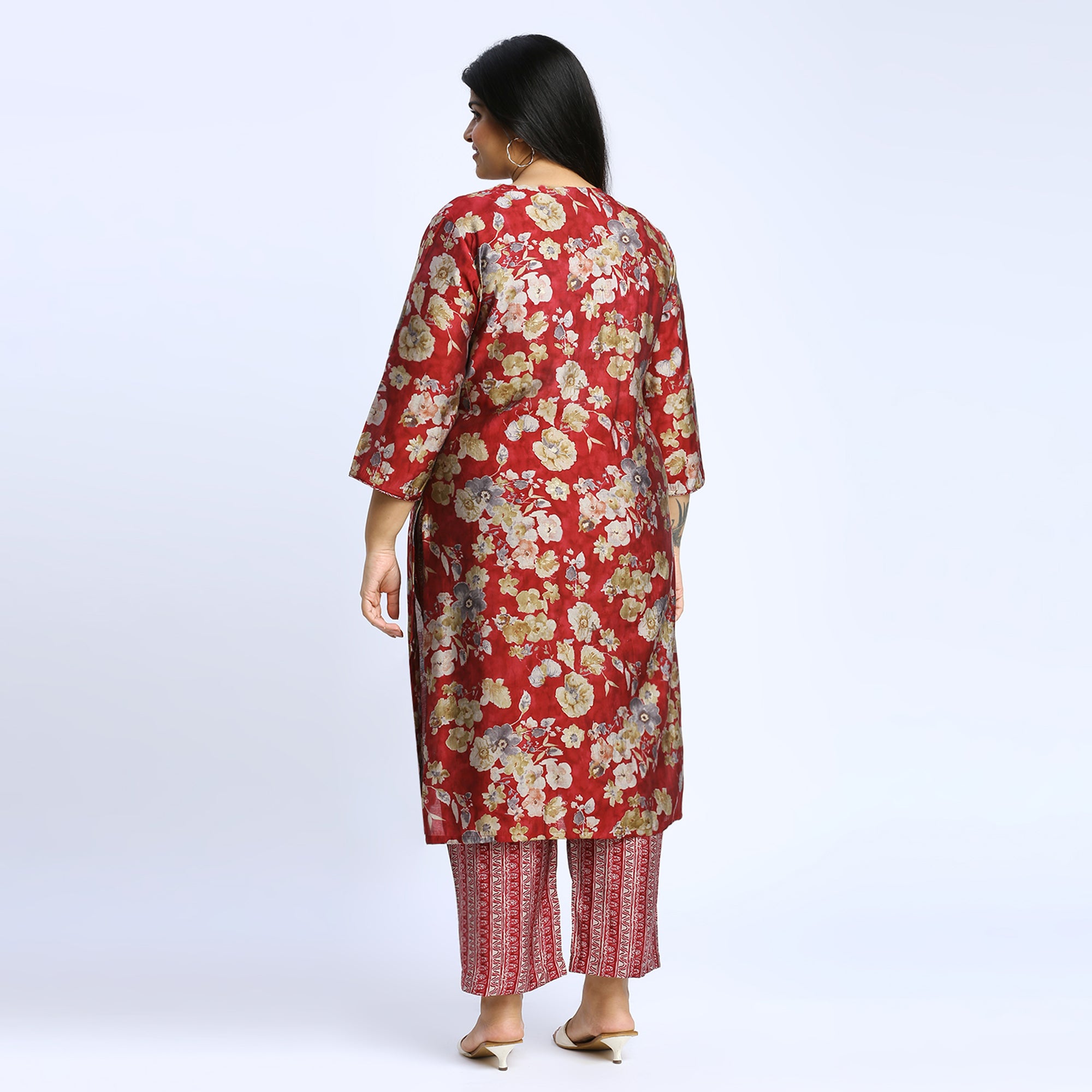 Plus Size Co-Ord Set | 2XL - 8XL | Red