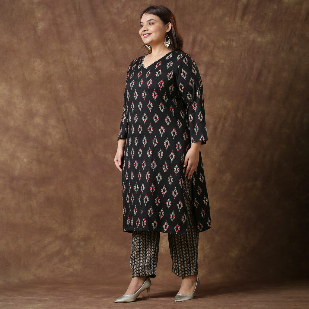 Plus Size Co-Ord Set | 2XL - 8XL | Black