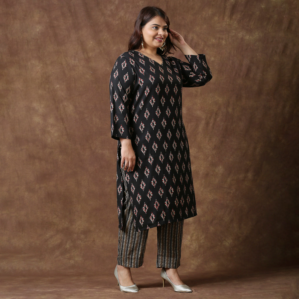 Plus Size Co-Ord Set | 2XL - 8XL | Black