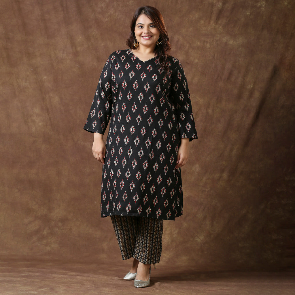 Plus Size Co-Ord Set | 2XL - 8XL | Black