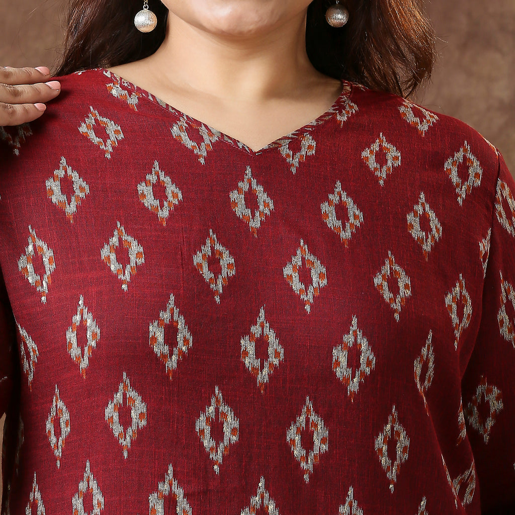 Plus Size Co-Ord Set | 2XL - 8XL | Red