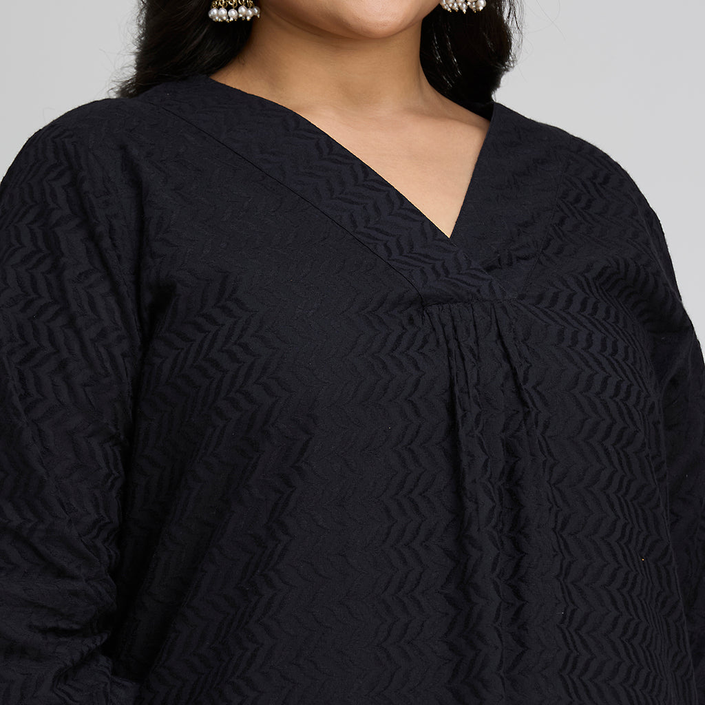 Plus Size Co-Ord Set | 2XL-8XL | 100% Cotton | Black