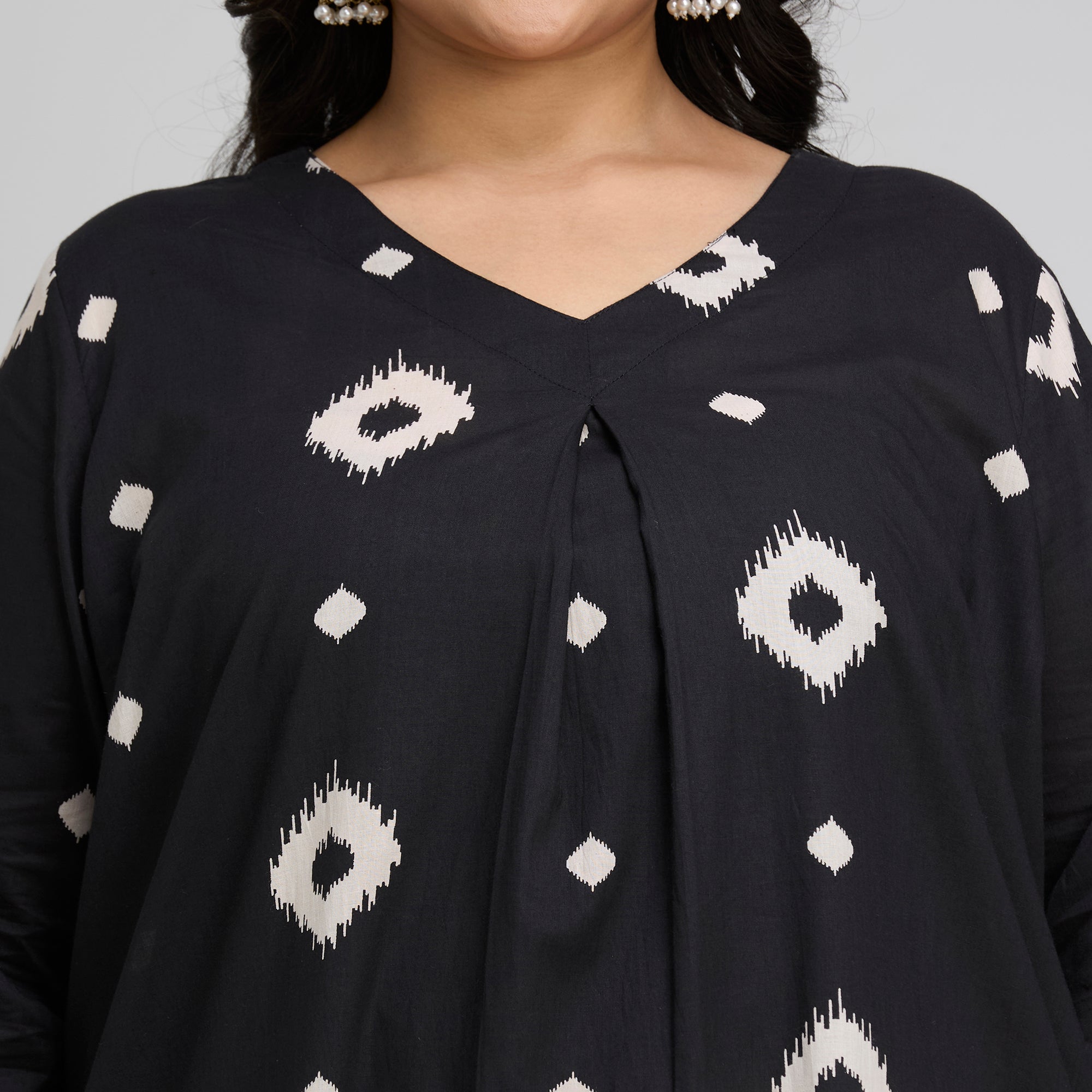 Plus Size Co-Ord Set | 2XL-8XL | 100% Cotton | Black