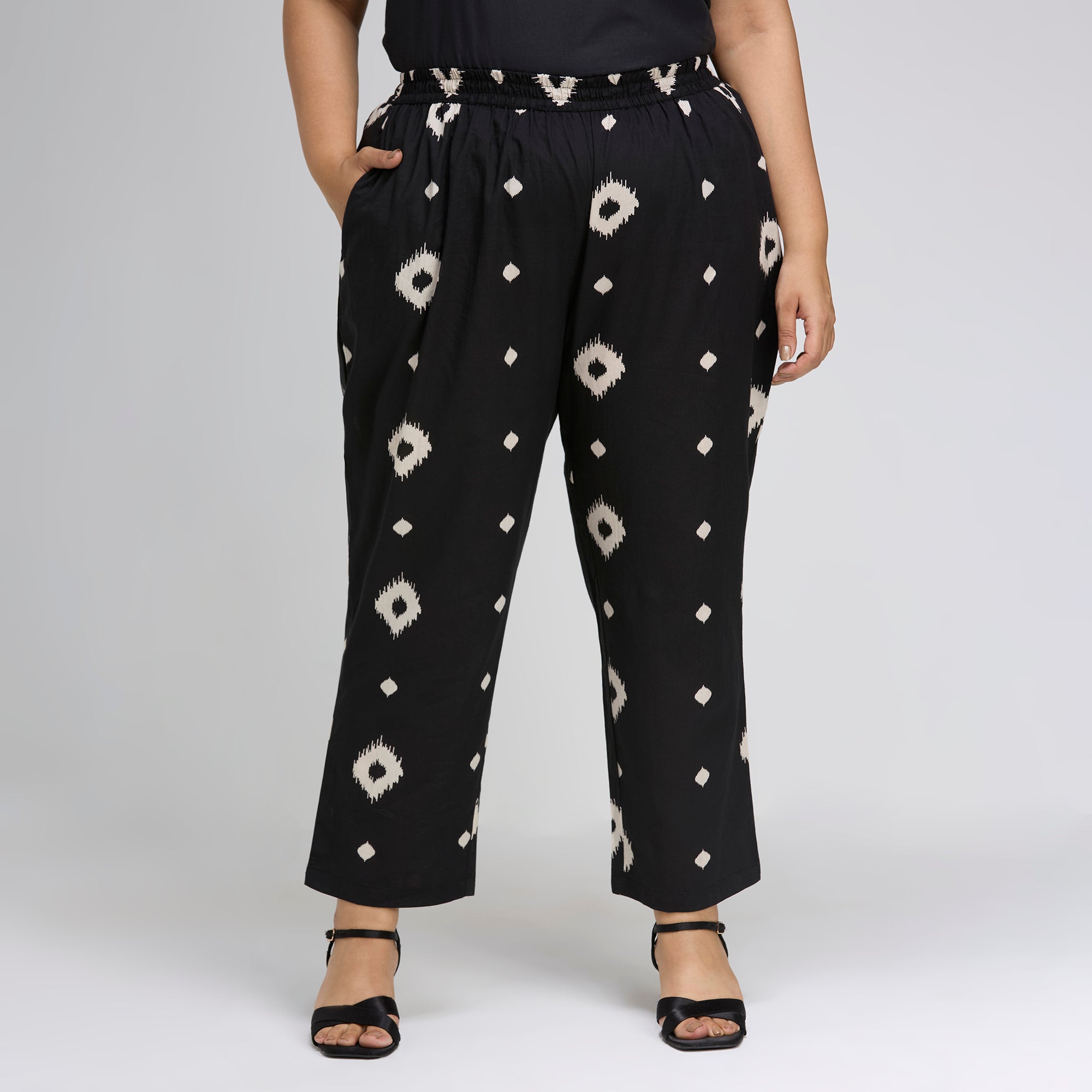 Plus Size Co-Ord Set | 2XL-8XL | 100% Cotton | Black