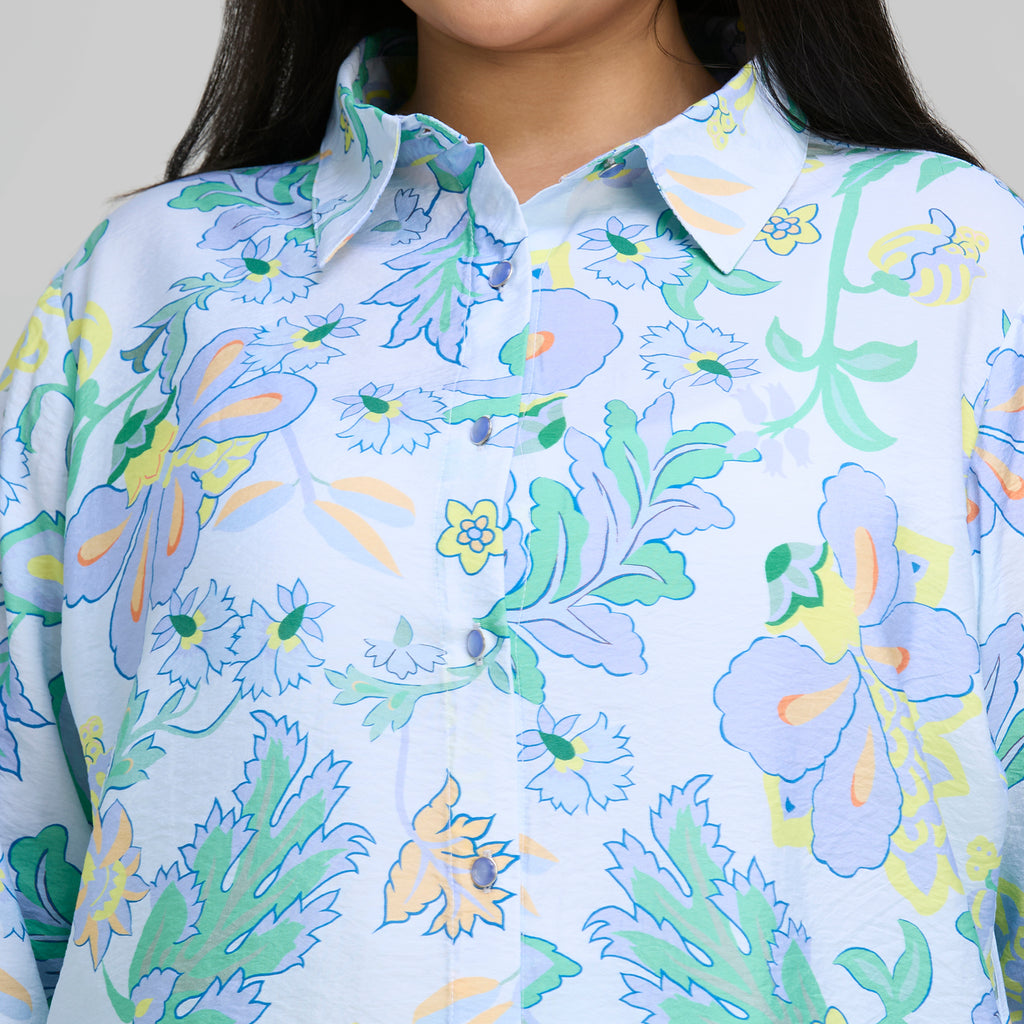 Plus Size Co-Ord Set | 2XL-8XL | Light Blue