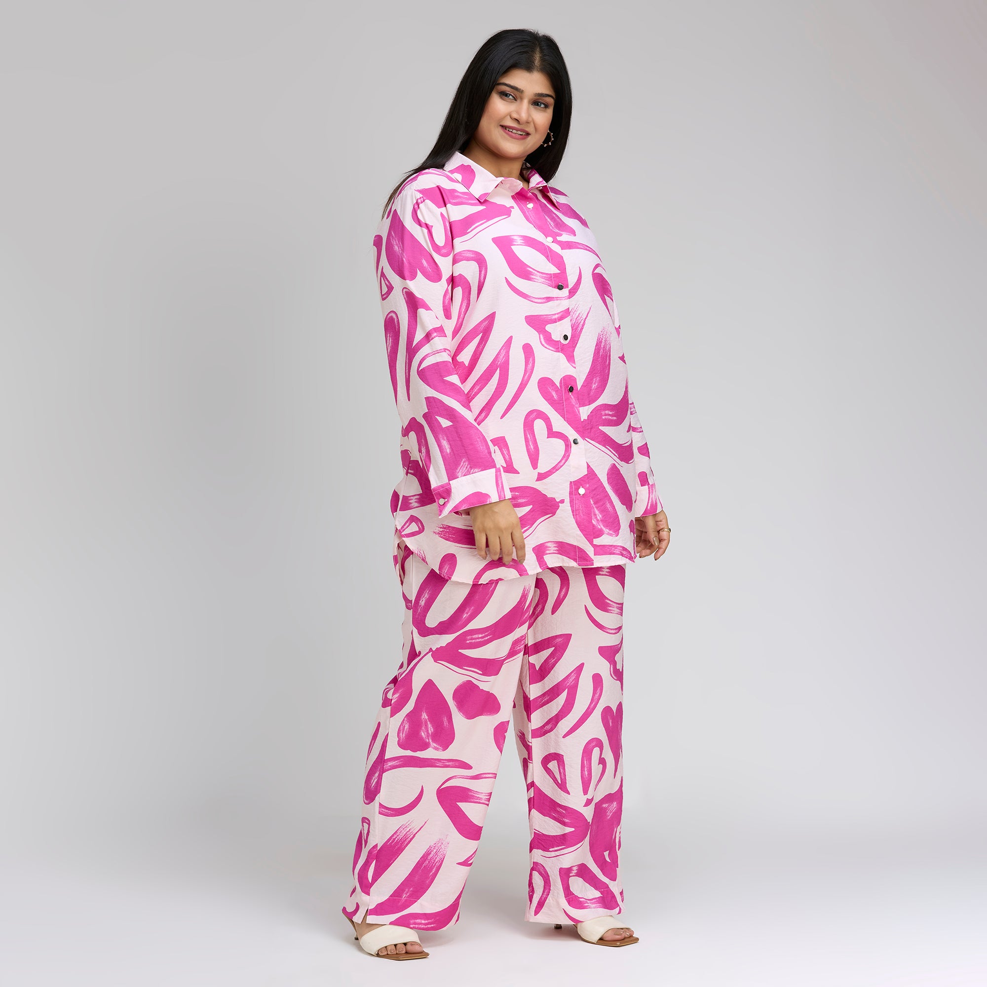 Plus Size Co-Ord Set | 2XL-8XL | Pink