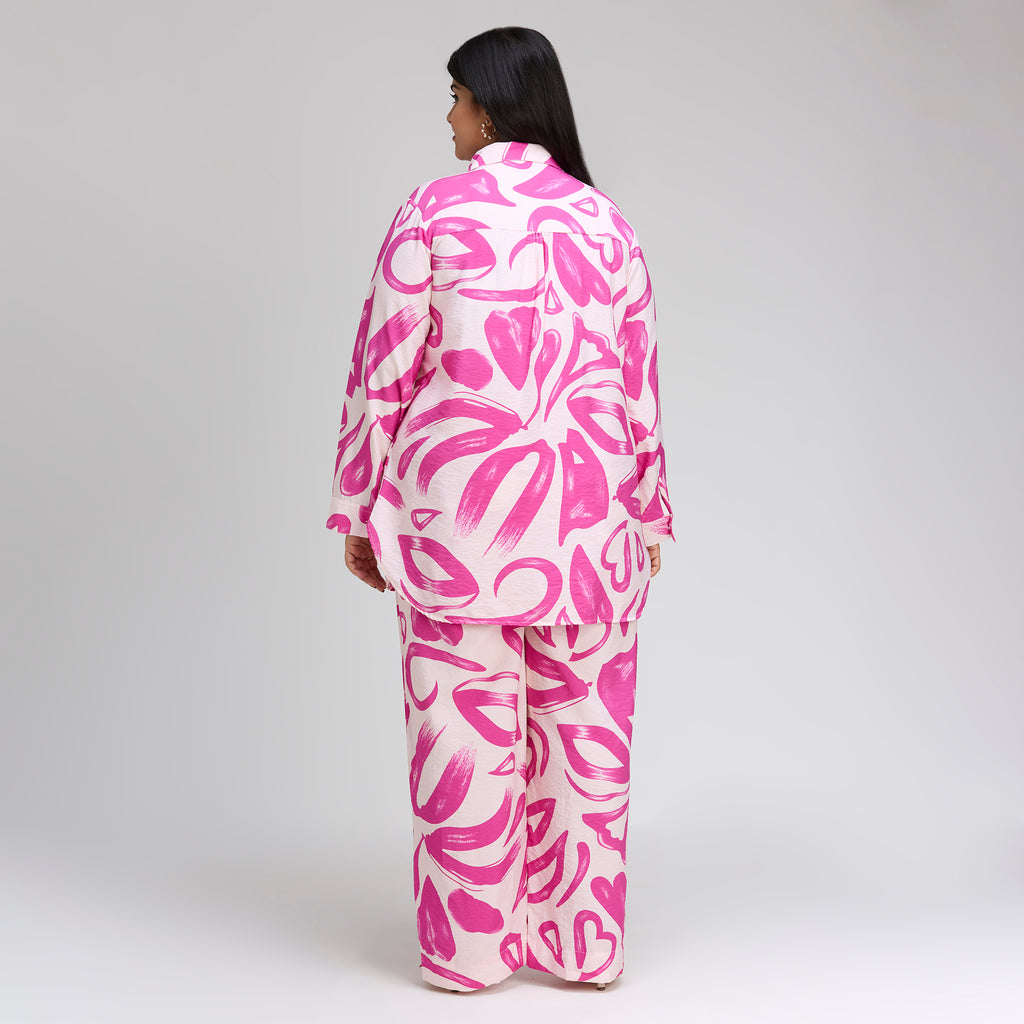 Plus Size Co-Ord Set | 2XL-8XL | Pink