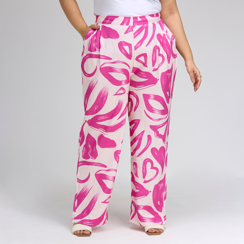 Plus Size Co-Ord Set | 2XL-8XL | Pink