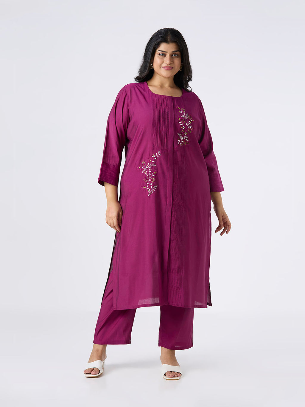 Plus Size Co-Ord Set | 2XL-8XL | Wine