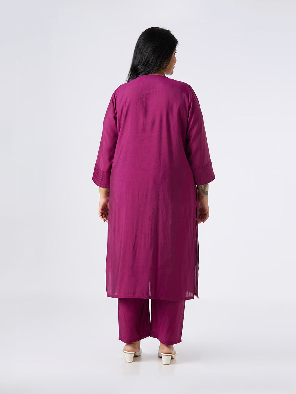 Plus Size Co-Ord Set | 2XL-8XL | Wine