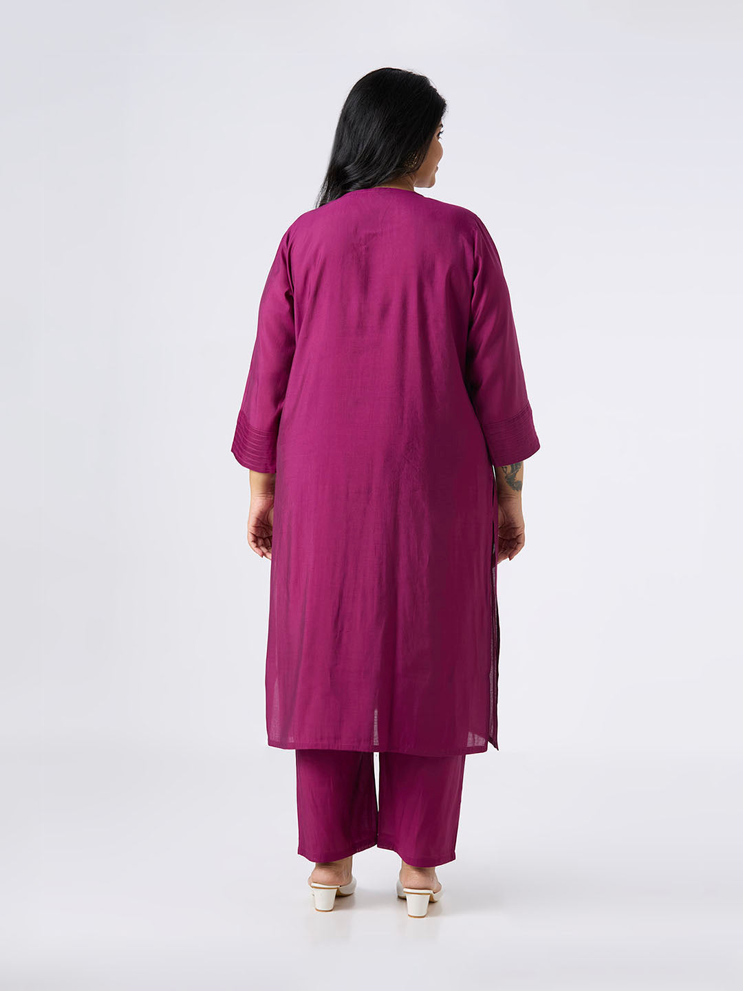 Plus Size Co-Ord Set | 2XL-8XL | Wine