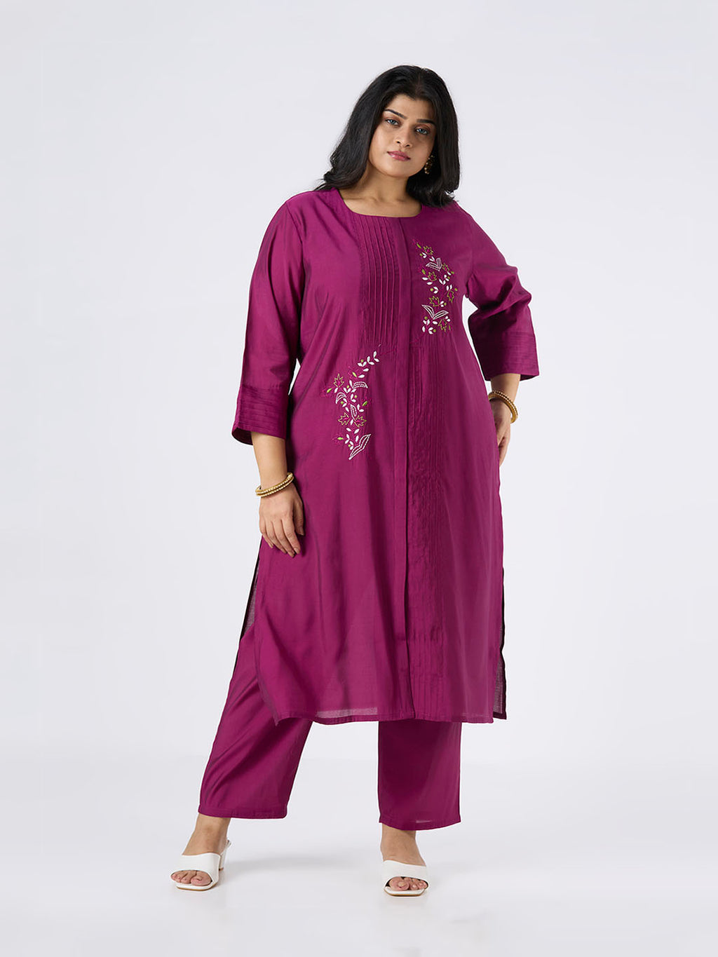 Plus Size Co-Ord Set | 2XL-8XL | Wine