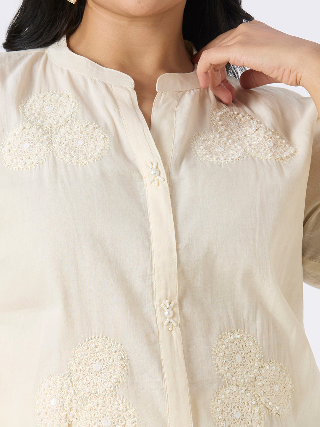 Plus Size Co-Ord Set | 2XL-8XL | 100% Cotton | Natural