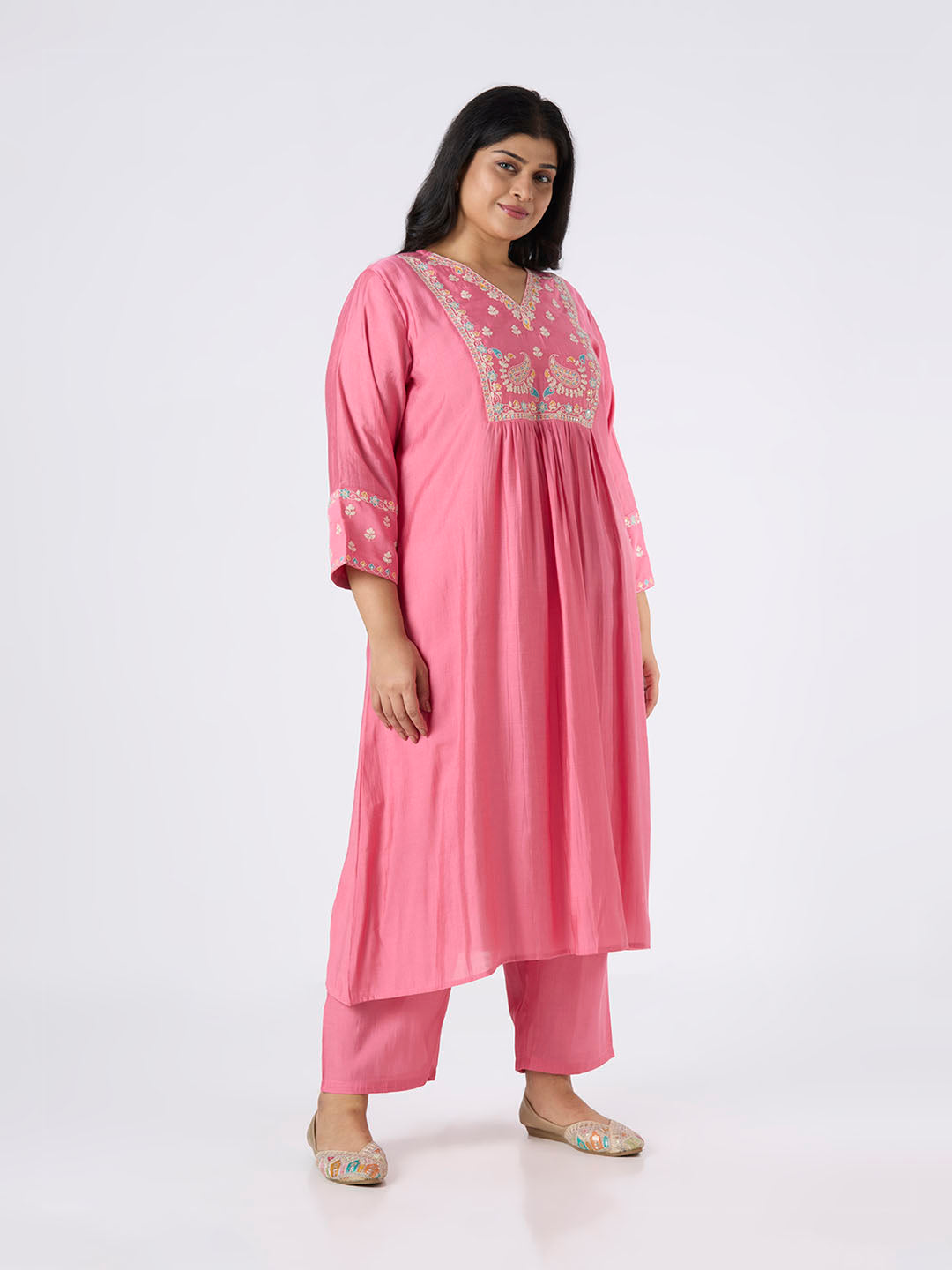 Plus Size Co-Ord Set | 2XL-8XL | Pink