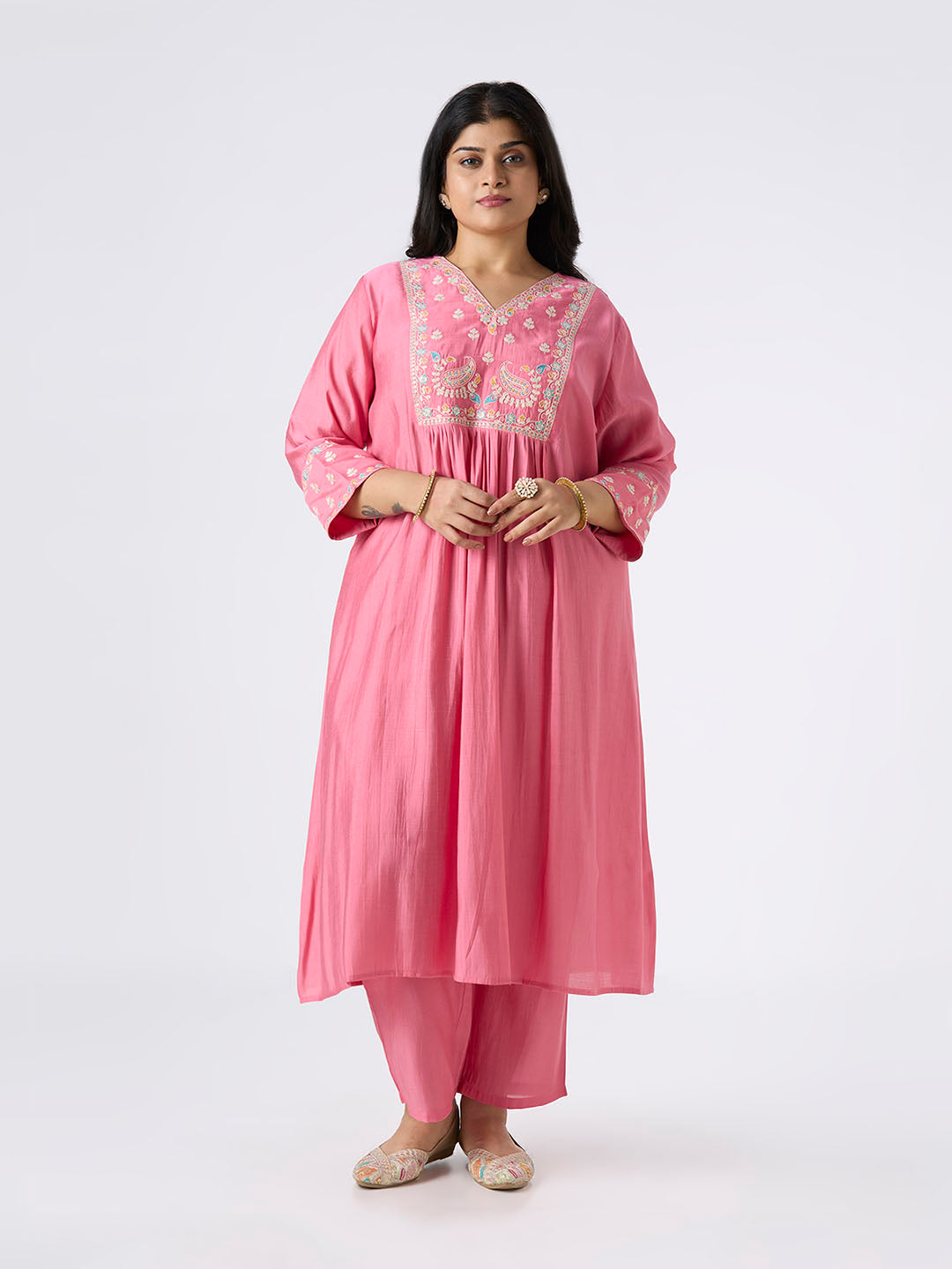 Plus Size Co-Ord Set | 2XL-8XL | Pink