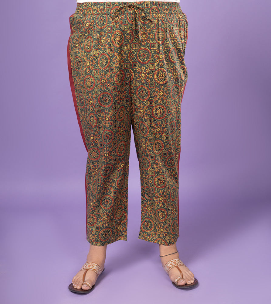 Plus Size Co-Ord Set | XL - 7XL | 100% Cotton | Green