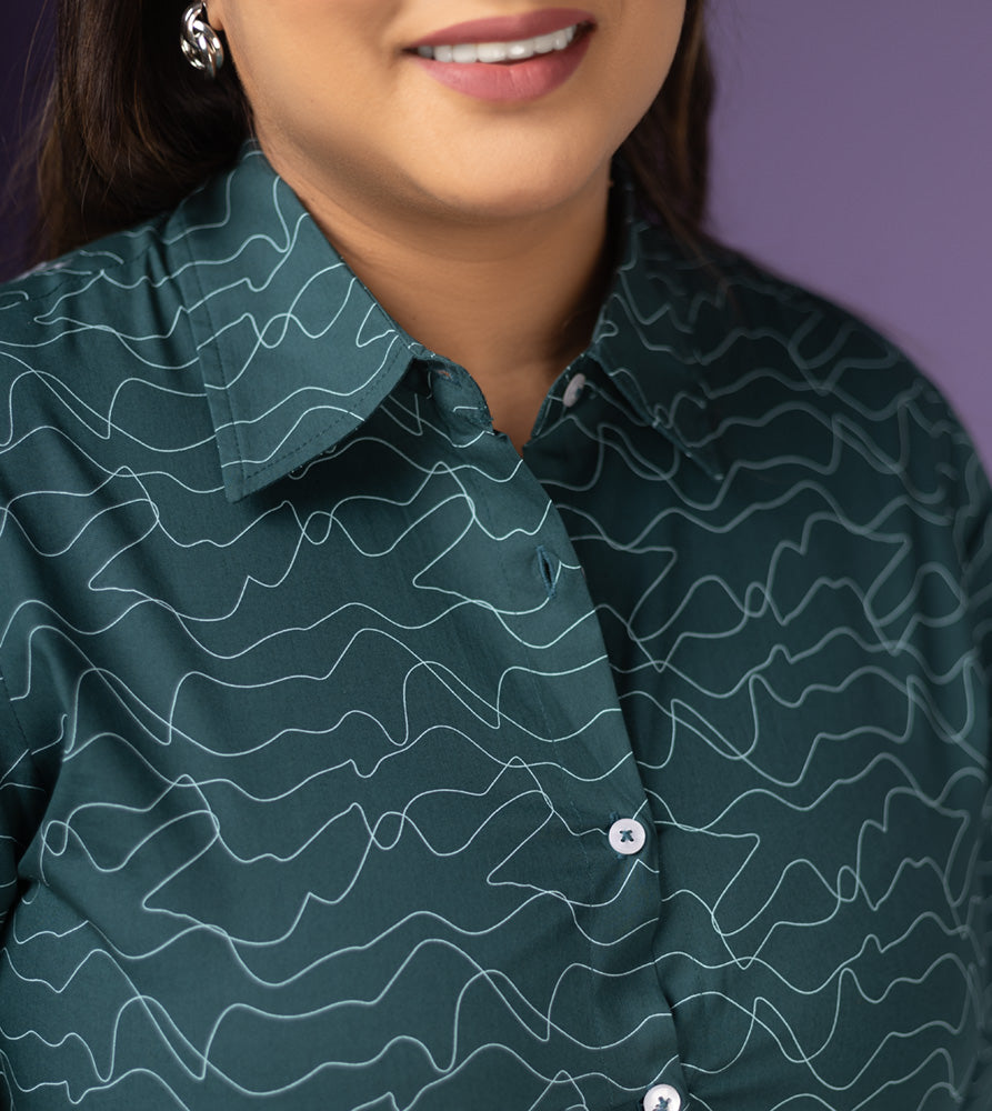 Plus Size Co-Ord Set | XL - 7XL | 100% Cotton | Dark Green