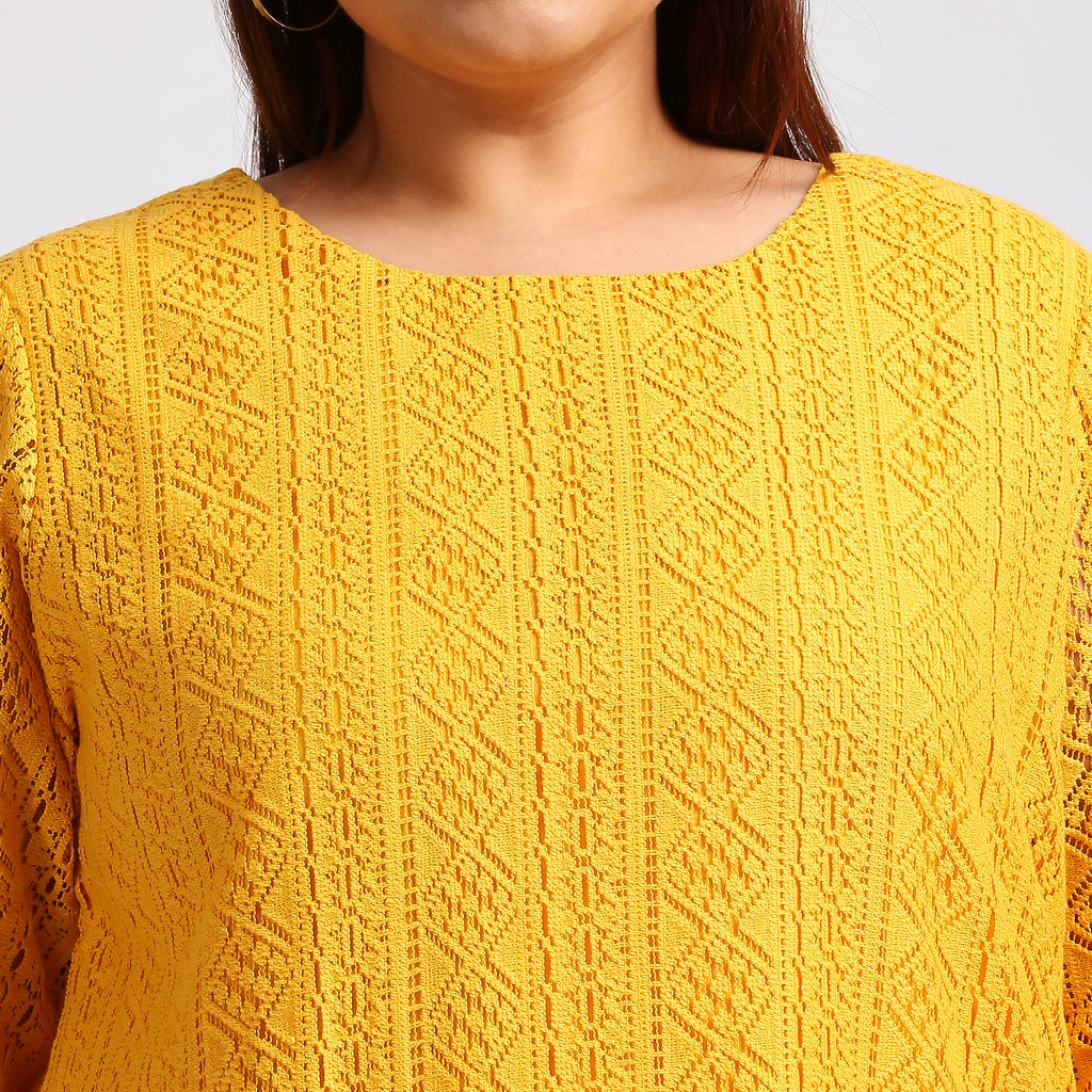 Plus Size Dress | XL - 7XL | 100% Cotton | Mustard Yellow