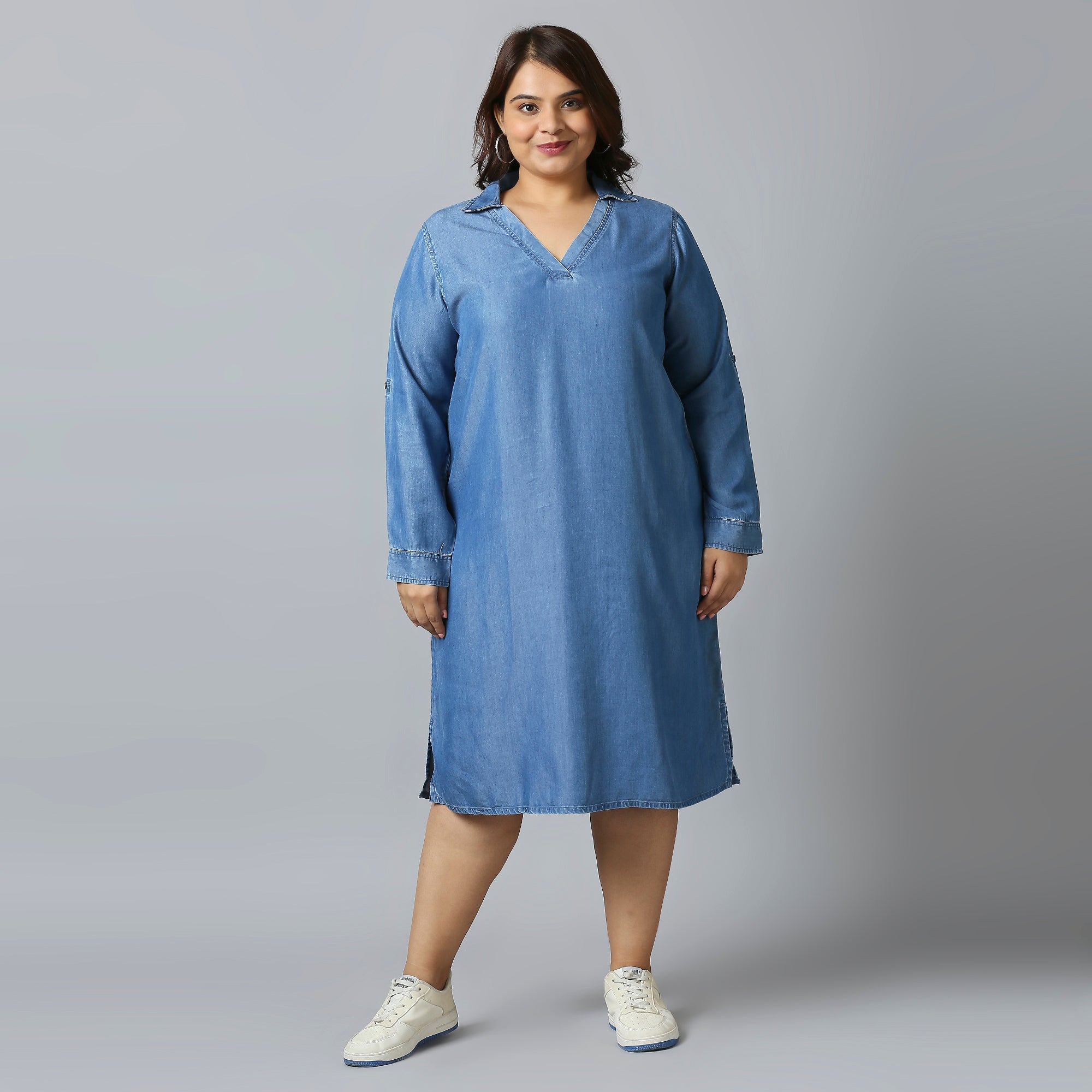 Plus Size Dress | 2XL - 8XL | Blue