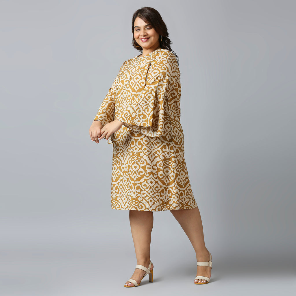 Plus Size Dress | 2XL - 8XL | Brown