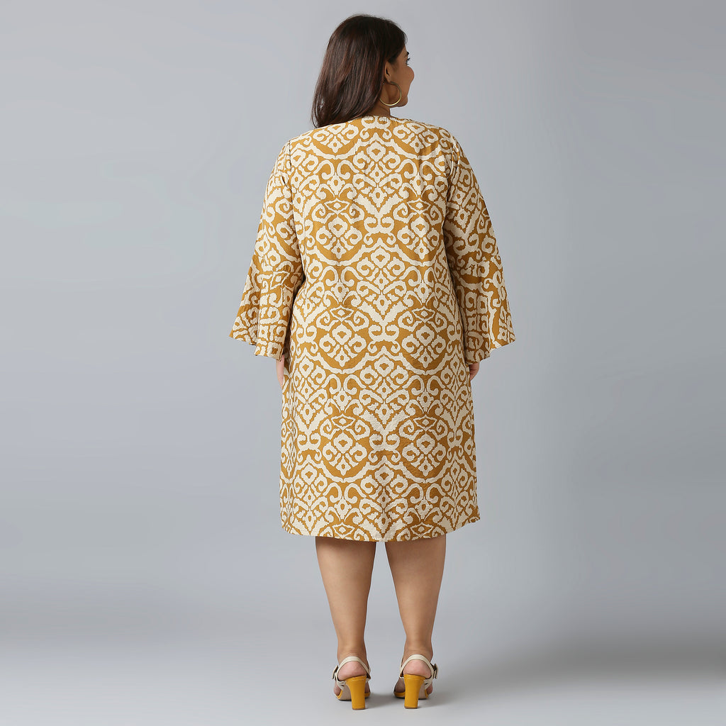 Plus Size Dress | 2XL - 8XL | Brown