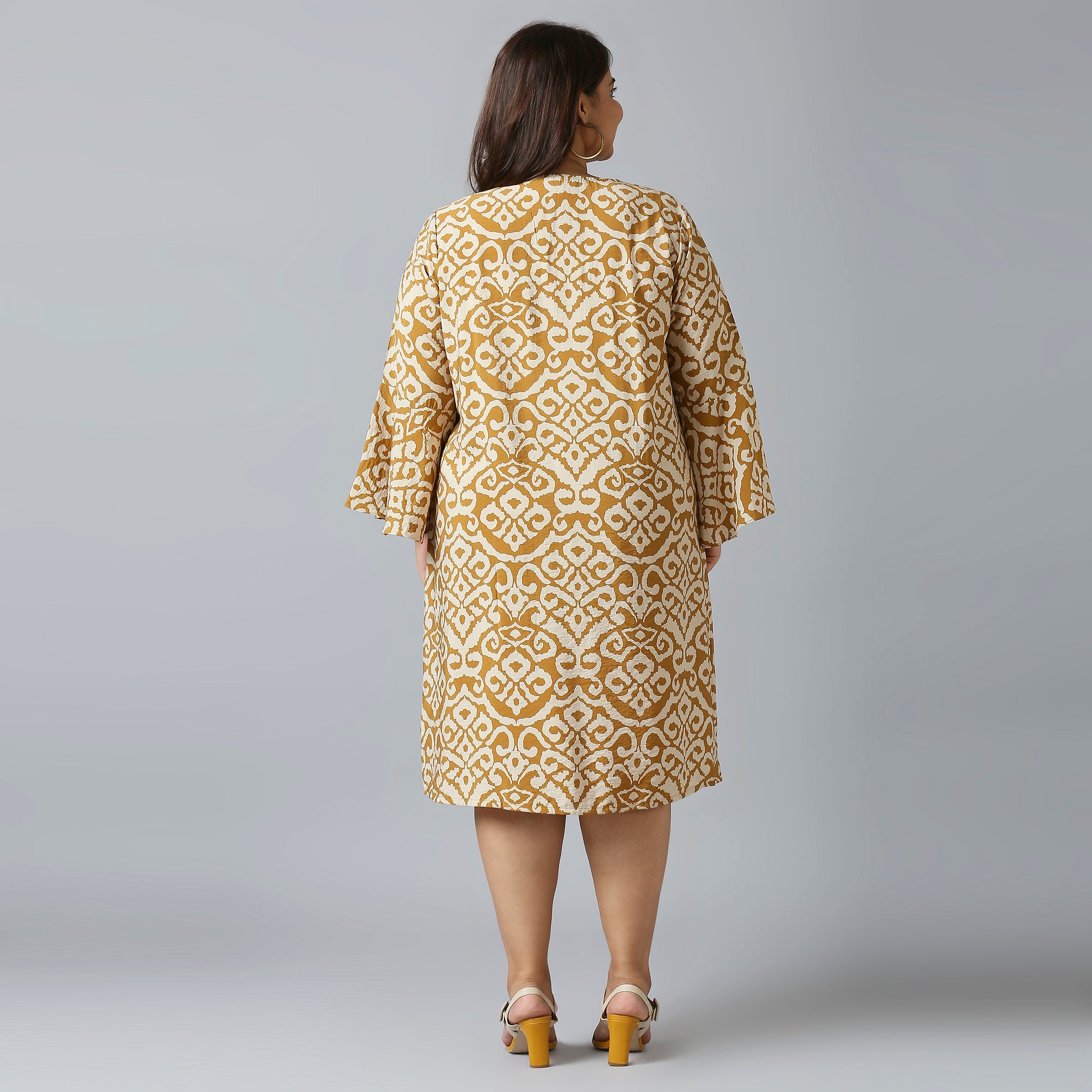 Plus Size Dress | 2XL - 8XL | Brown