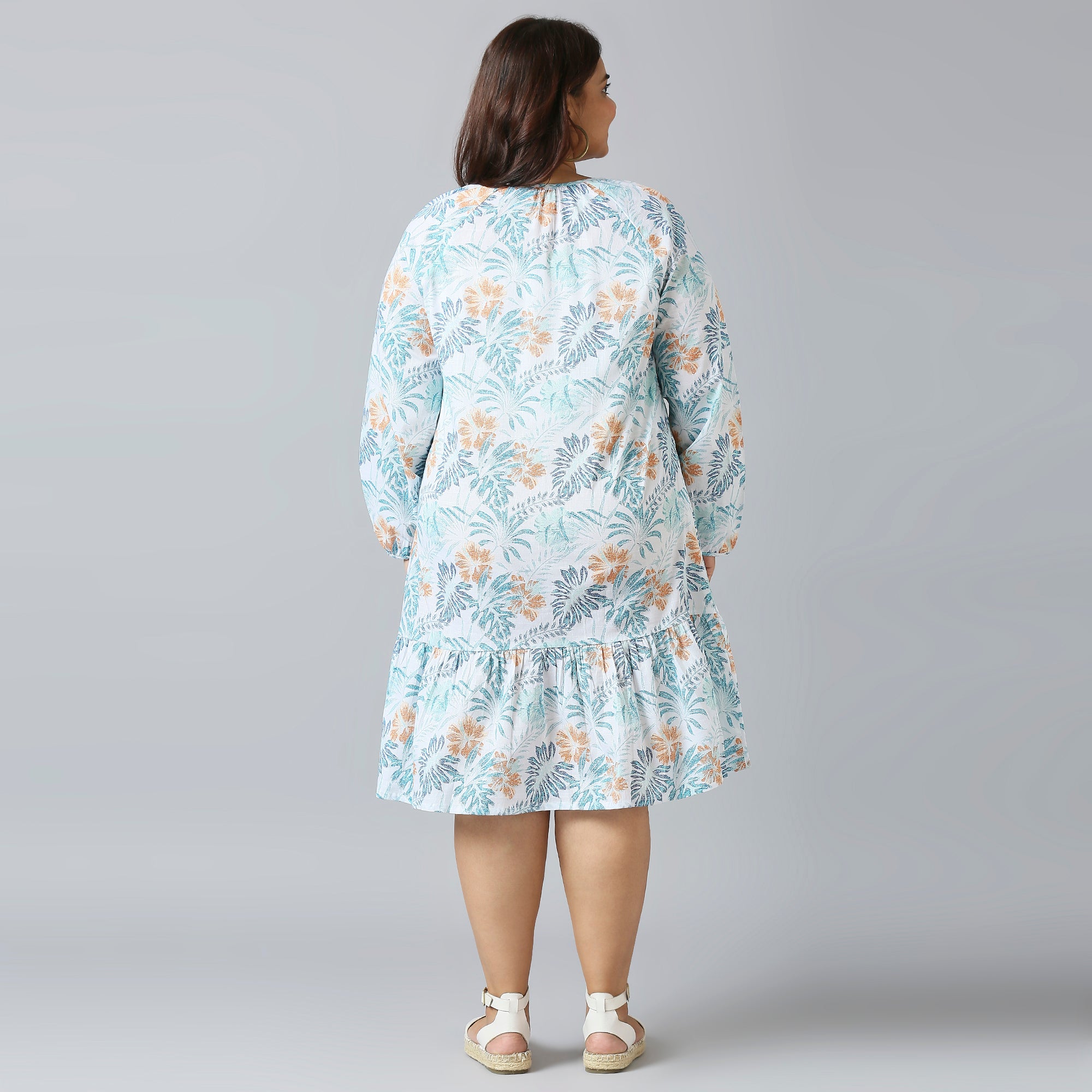 Plus Size Dress | 2XL - 8XL | 100% Cotton | White