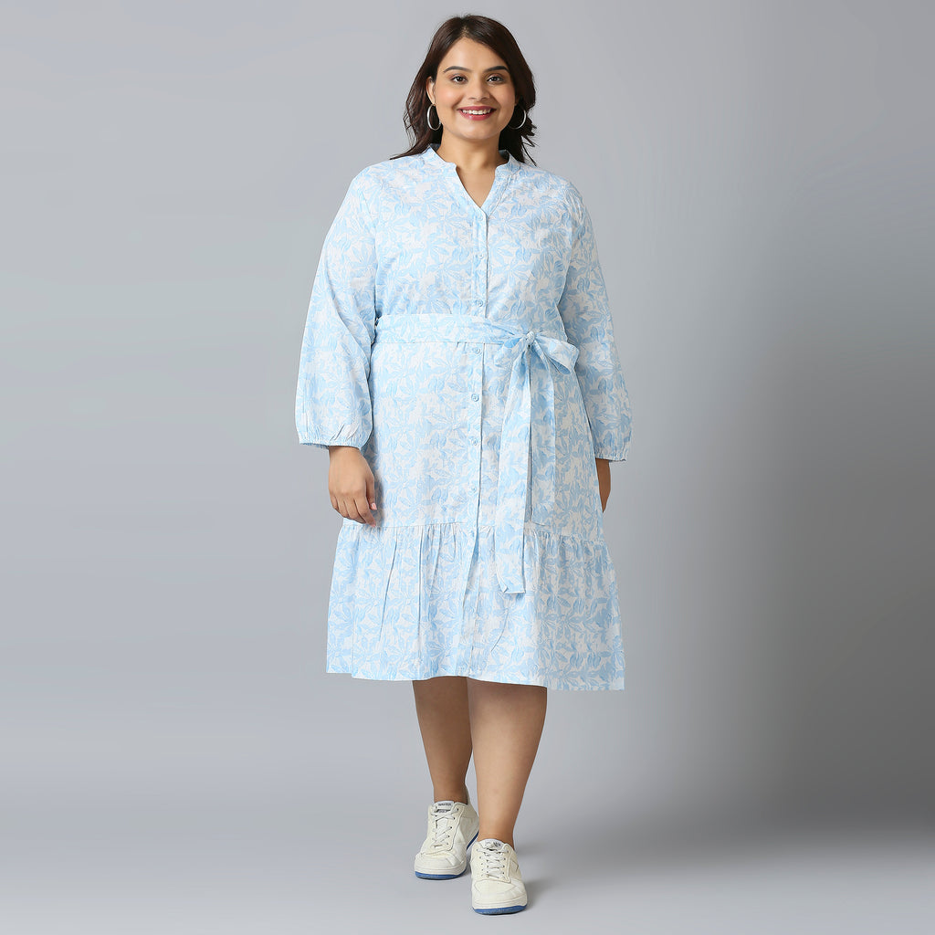 Plus Size Dress | 2XL - 8XL | Light Blue