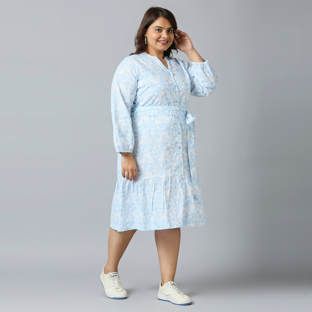 Plus Size Dress | 2XL - 8XL | Light Blue