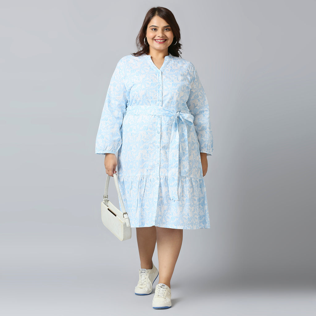 Plus Size Dress | 2XL - 8XL | Light Blue