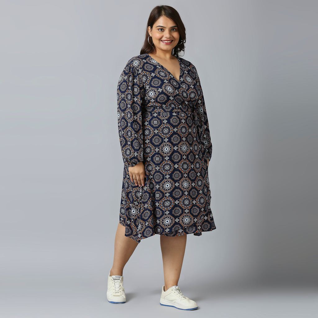 Plus Size Dress | 2XL - 8XL | Blue