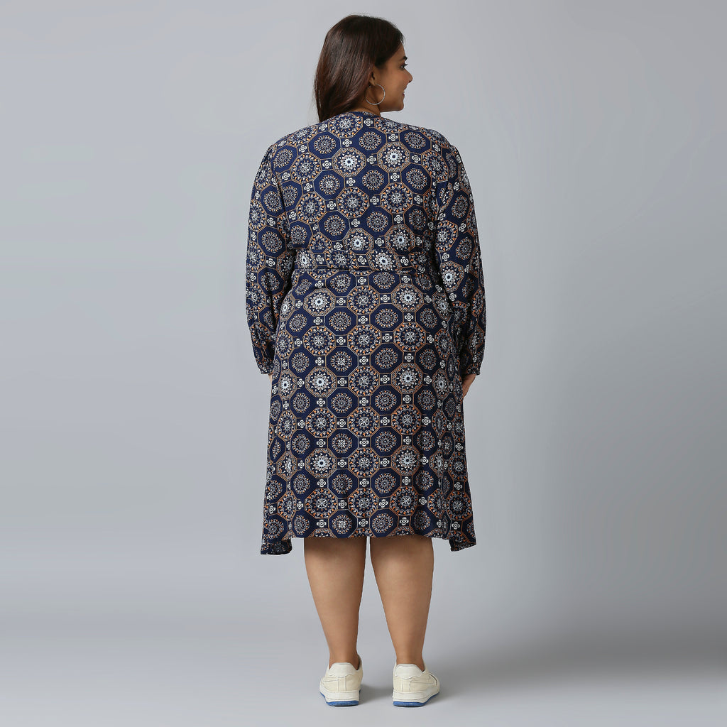 Plus Size Dress | 2XL - 8XL | Blue