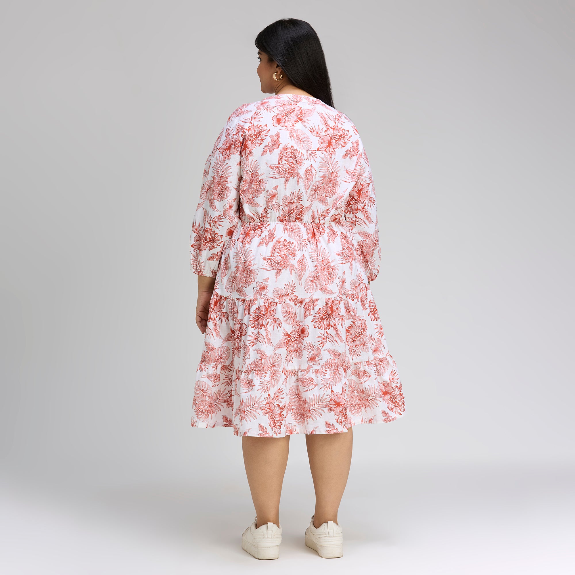 Plus Size Dress | 2XL-8XL | 100% Cotton | Rust