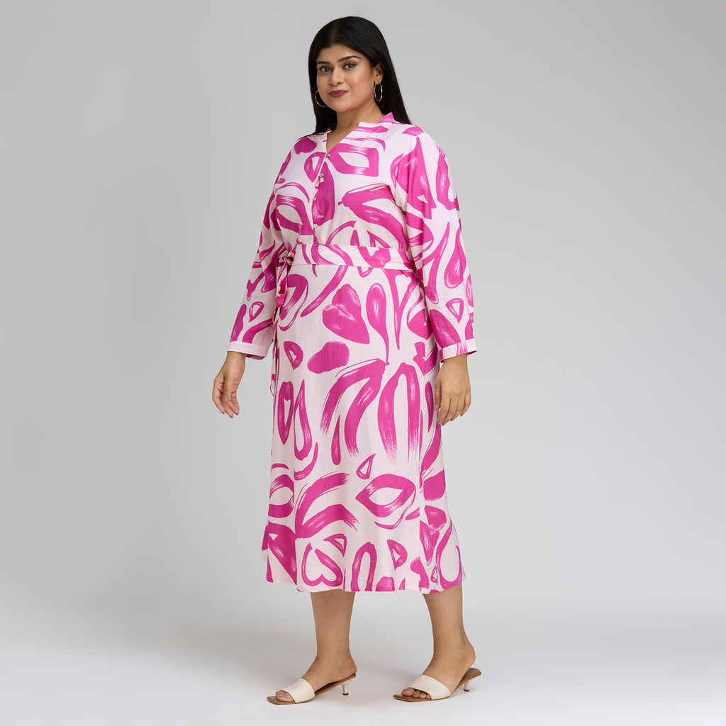Plus Size Dress | 2XL-8XL | Pink
