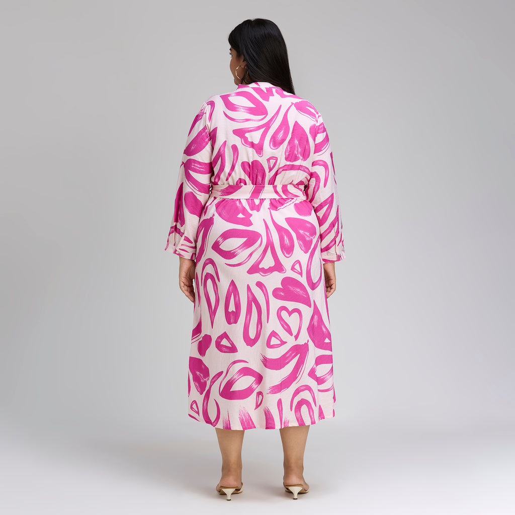 Plus Size Dress | 2XL-8XL | Pink