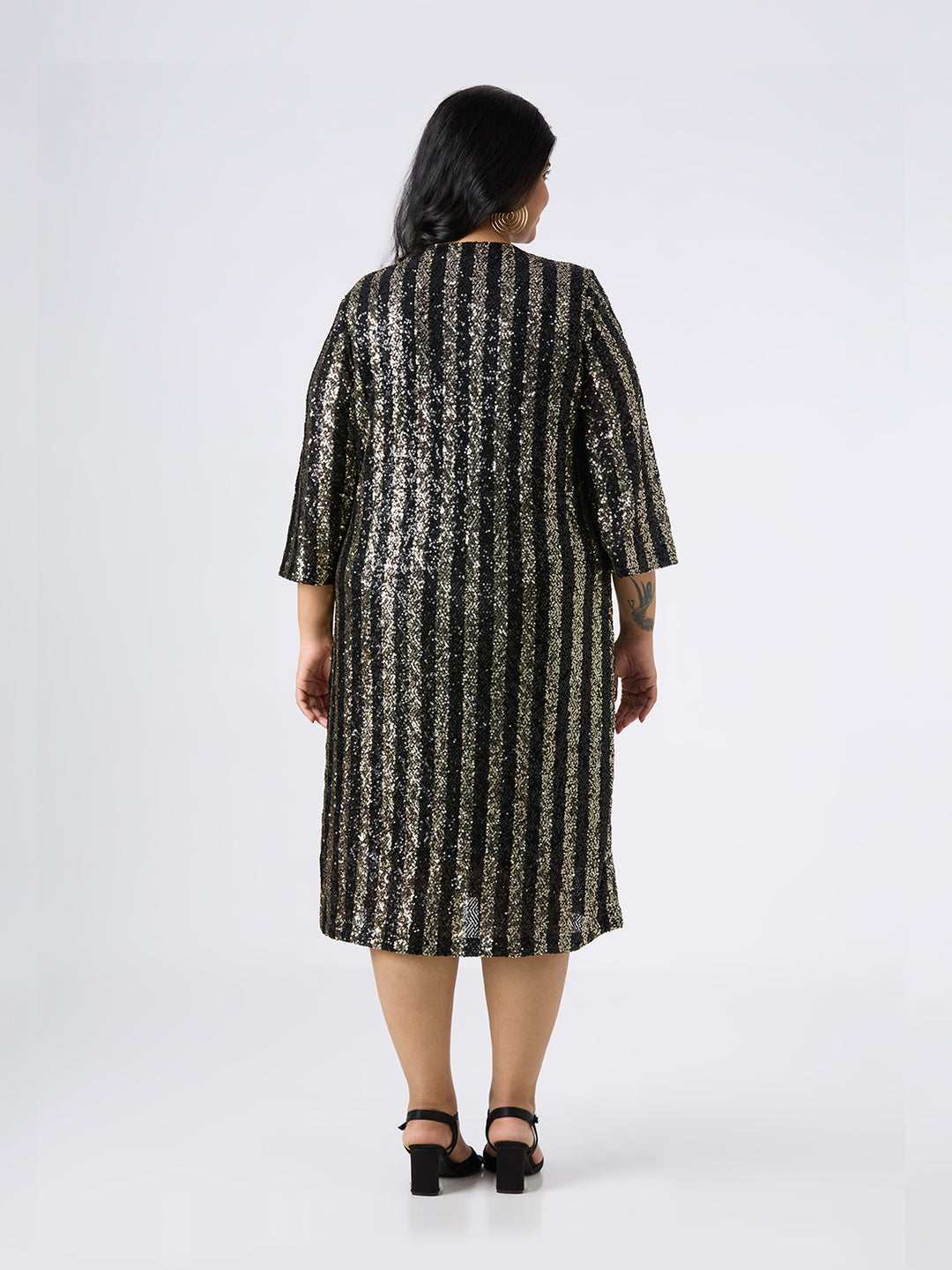 Plus Size Dress | 2XL-8XL | 100% Cotton | Black