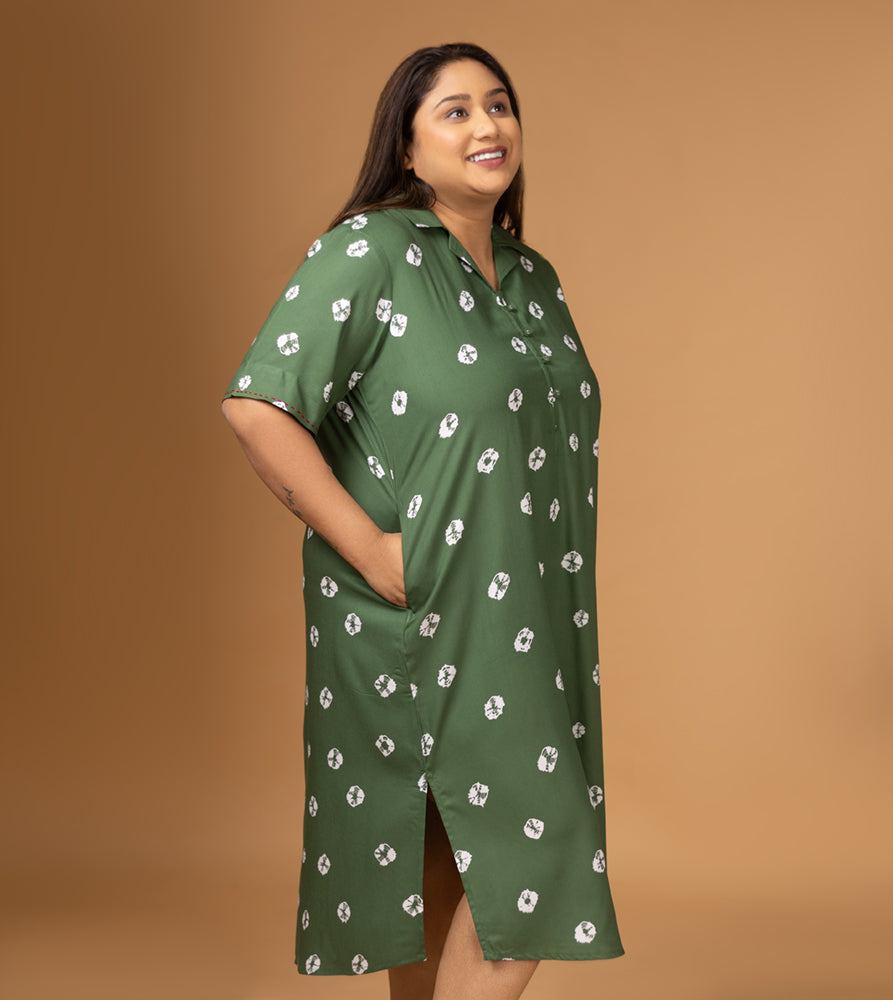 Plus Size Dress | XL - 7XL | Green