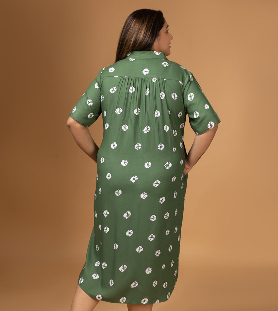 Plus Size Dress | XL - 7XL | Green