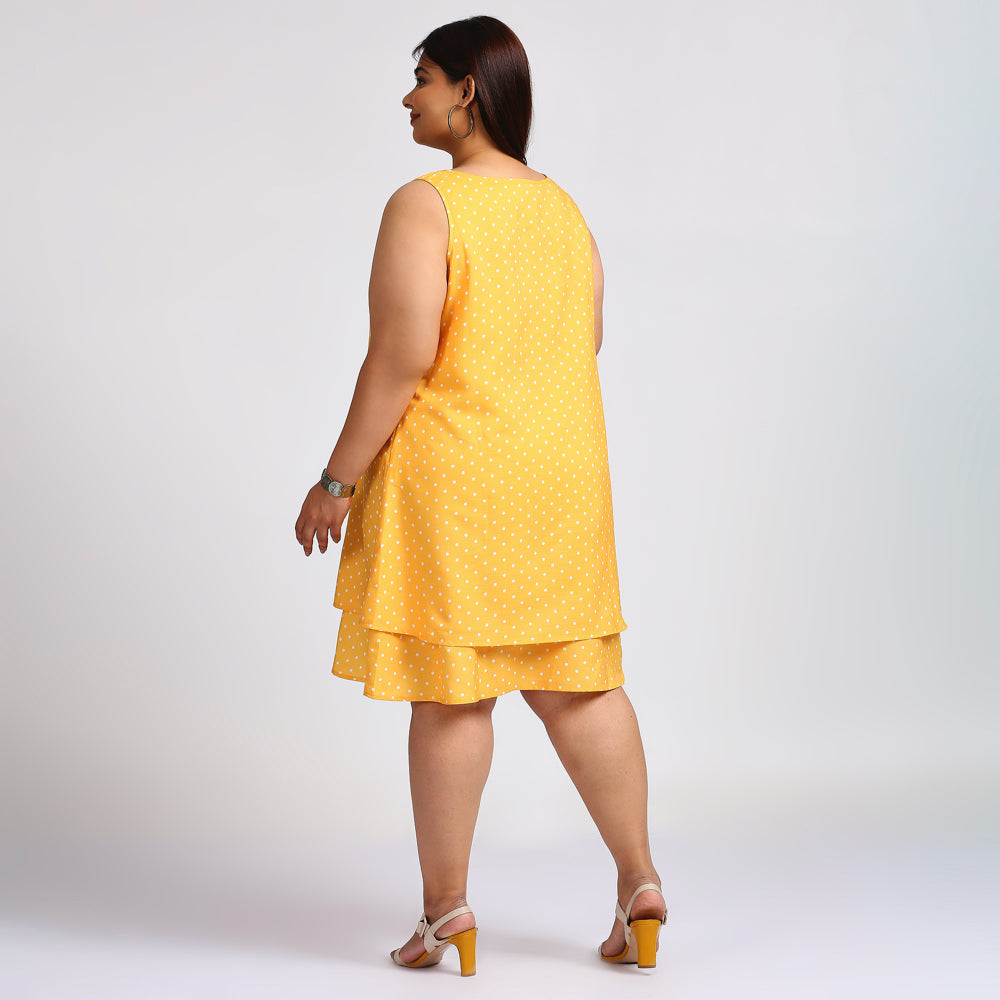 Plus Size Dress | XL - 7XL | Mustard Yellow