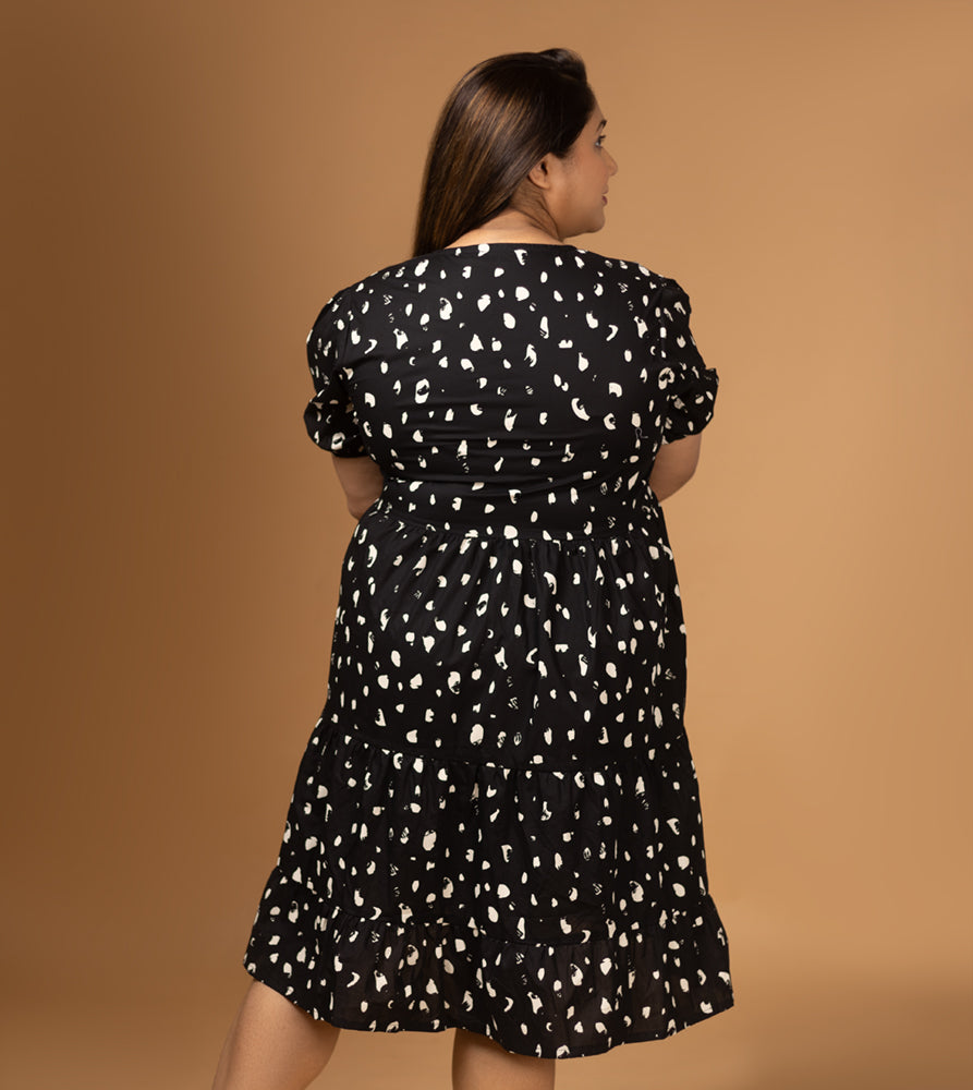 Plus Size Dress | XL - 7XL | 100% Cotton | Black