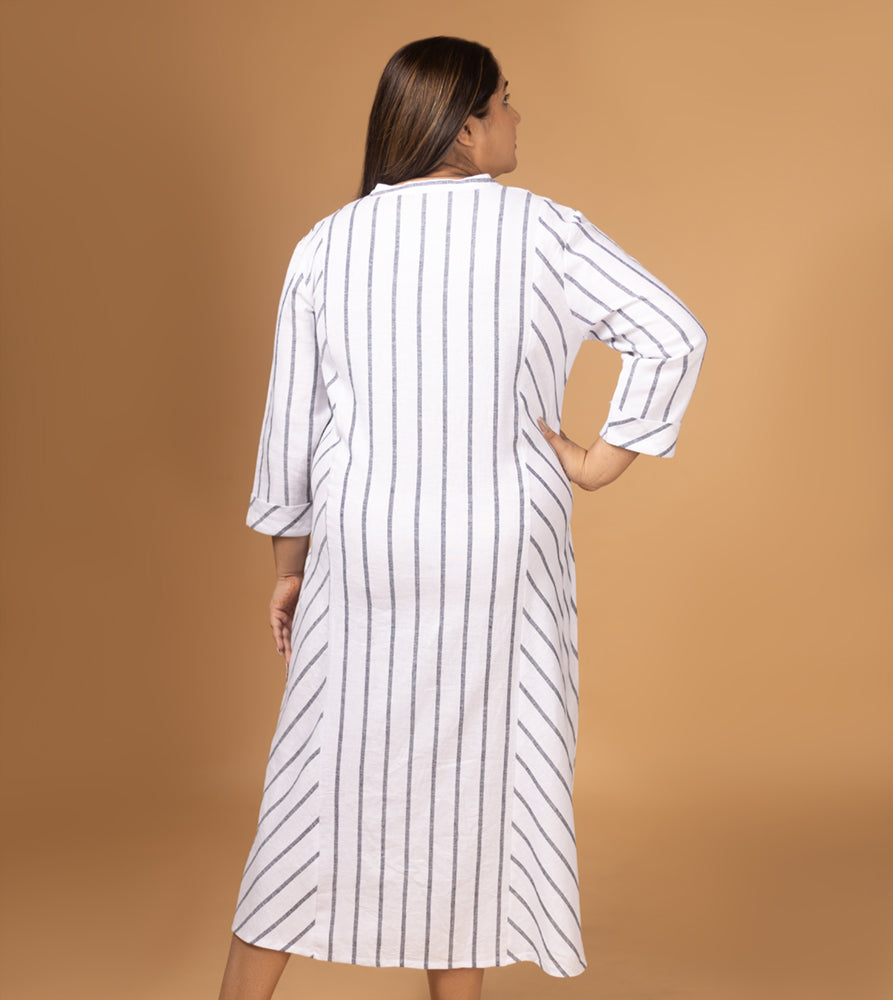 Plus Size Dress | XL - 7XL | Off White