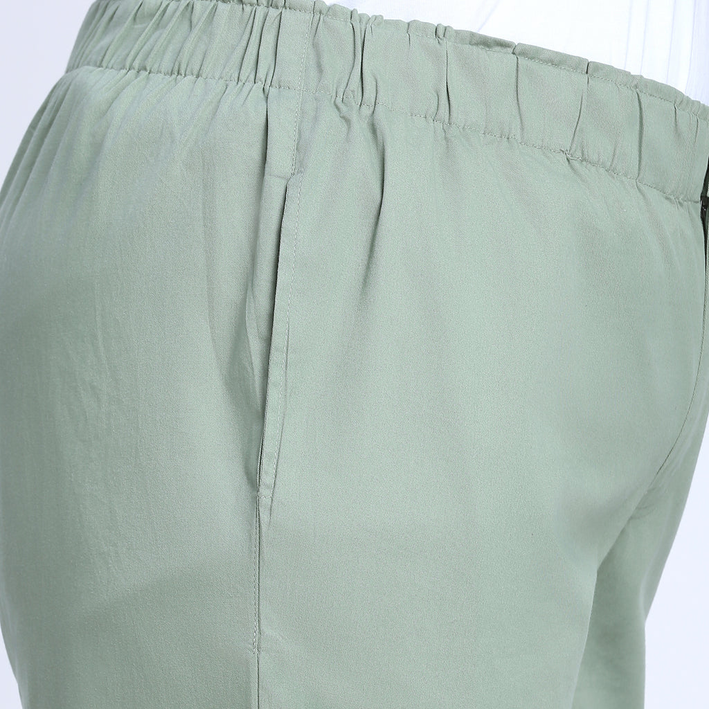 Plus Size Pant | 2XL - 8XL | 100% Cotton | Sage Green