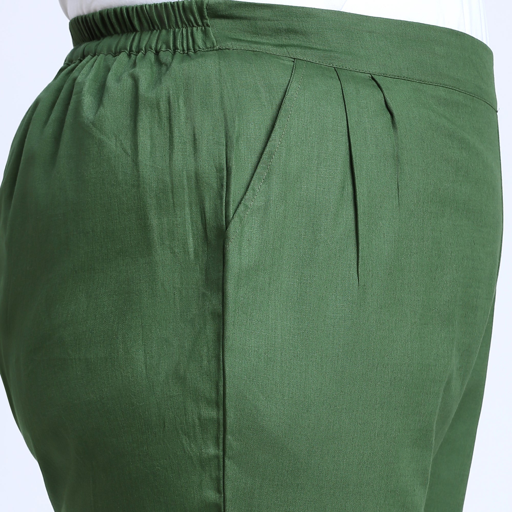 Plus Size Pant | 2XL - 8XL | 100% Cotton | Dark Green