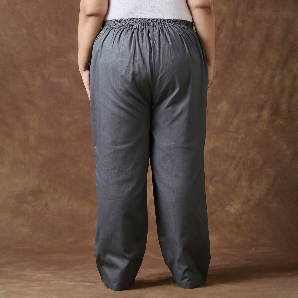 Plus Size Pant | 2XL - 8XL | 100% Cotton | Grey