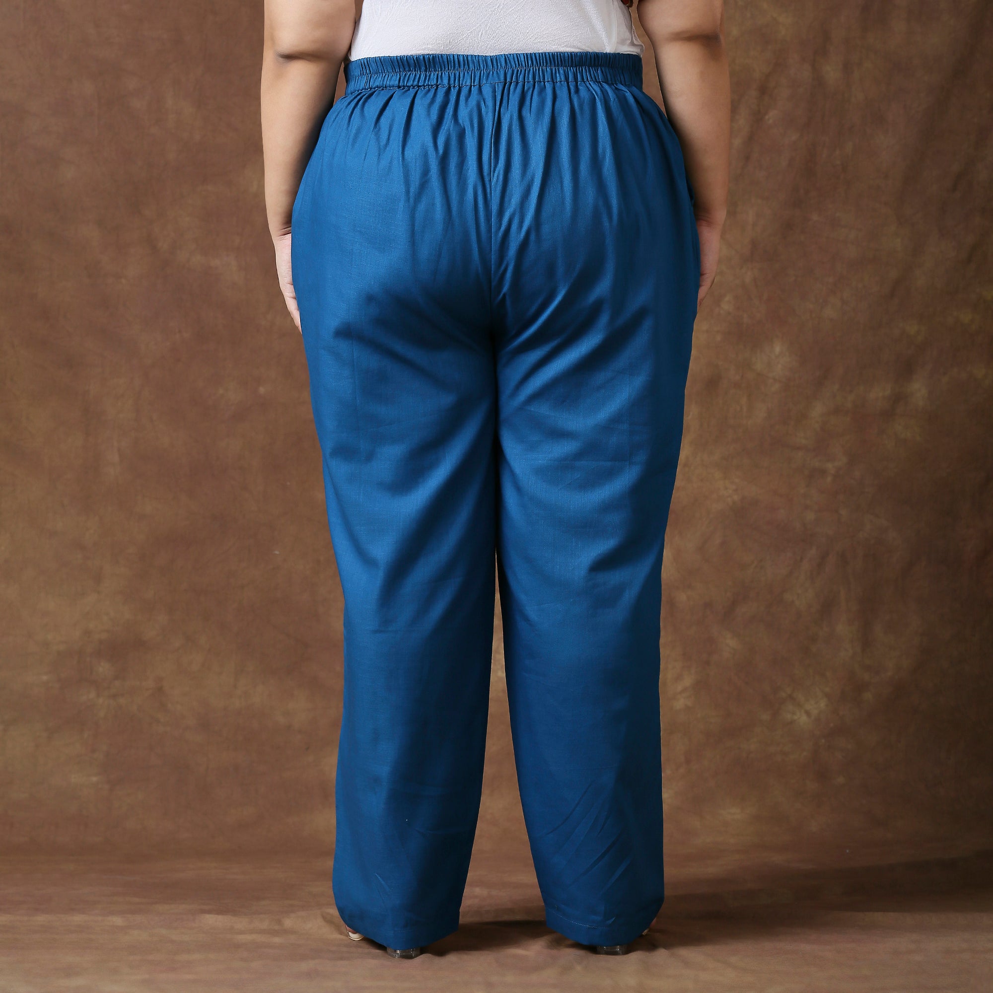 Plus Size Pant | 2XL - 8XL | 100% Cotton | Indigo Blue