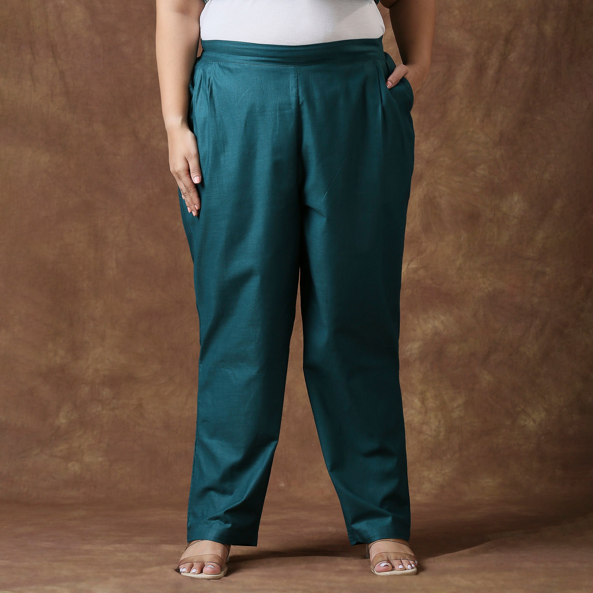 Plus Size Pant | 2XL - 8XL | 100% Cotton | Bottle Green