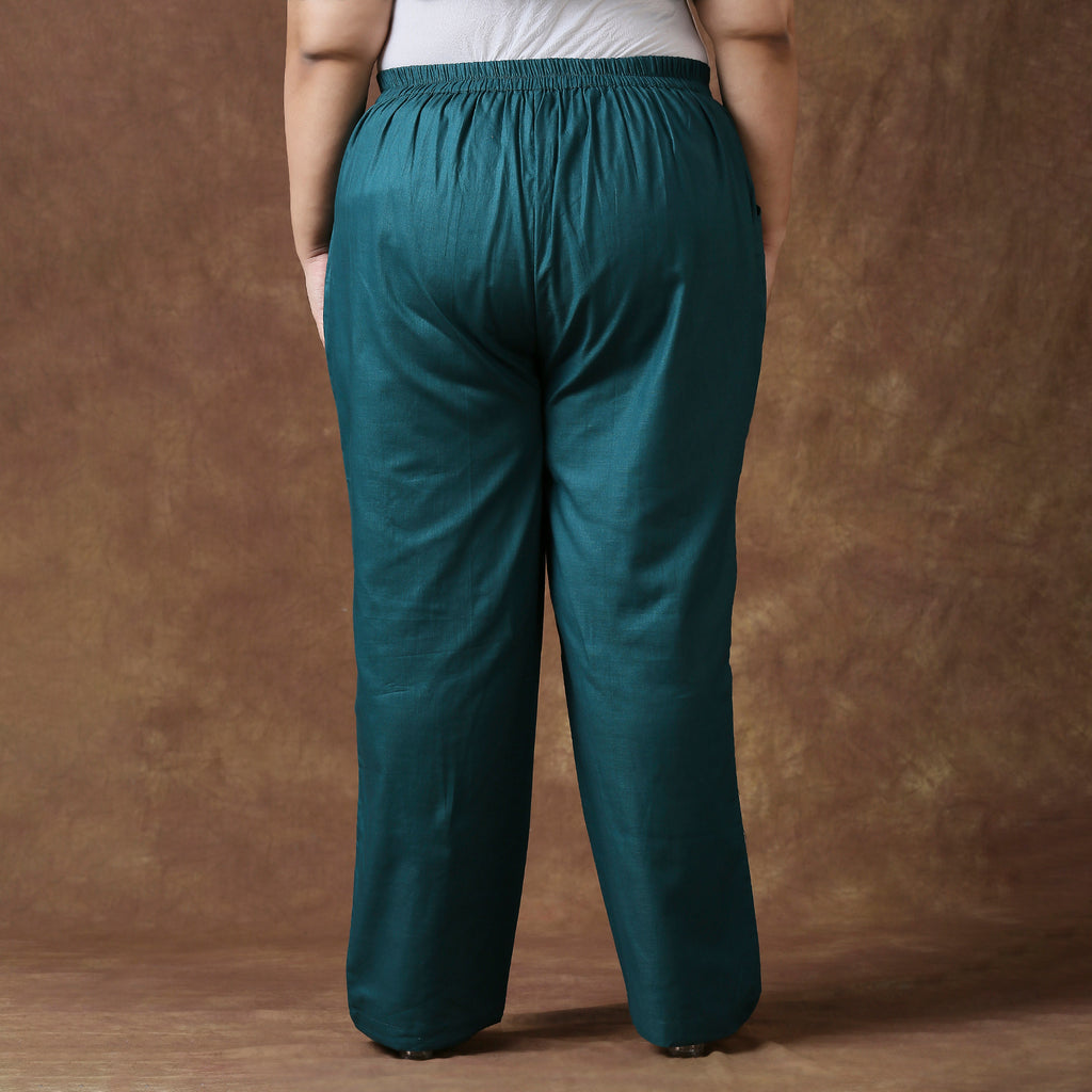 Plus Size Pant | 2XL - 8XL | 100% Cotton | Bottle Green