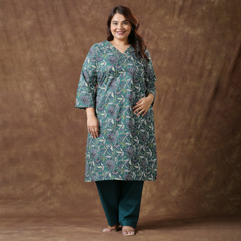 Plus Size Pant | 2XL - 8XL | 100% Cotton | Bottle Green