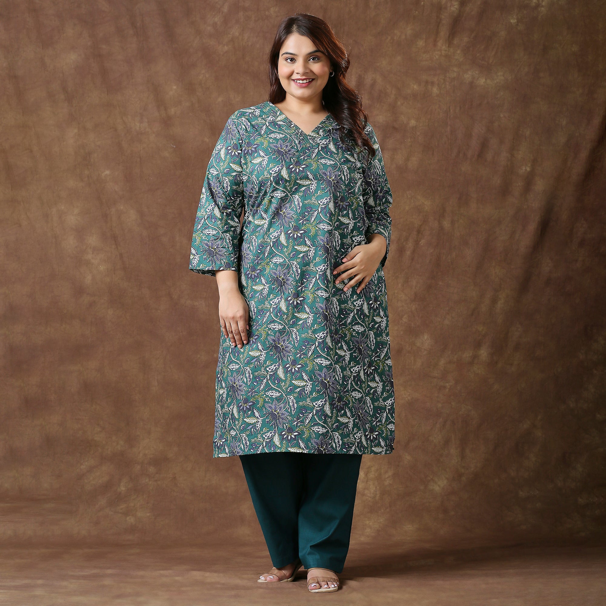 Plus Size Pant | 2XL - 8XL | 100% Cotton | Bottle Green